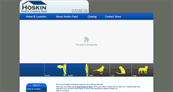 Desktop Screenshot of hoskinfeed.ca