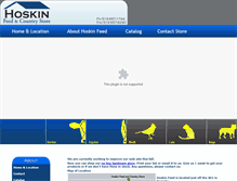 Tablet Screenshot of hoskinfeed.ca